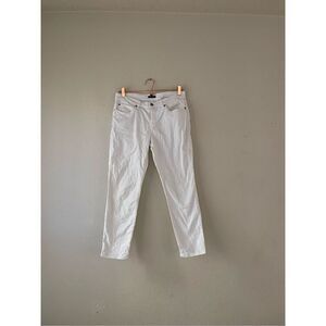 Eileen fisher organic‎ cotton white jeans 8